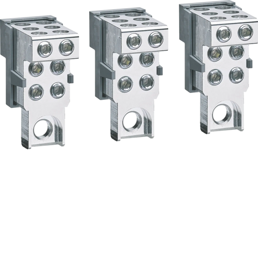 Anschlussklemmen P250 Anbau Cu/Al 3P 6x 6-35mm² | Hager
