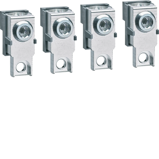 Anschlussklemmen P250 Anbau Cu/Al 4P 1x 50-185mm² | Hager