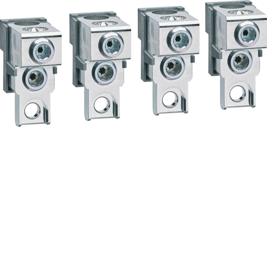 Anschlussklemmen P250 Anbau Cu/Al 4P 2x 35-120mm² | Hager