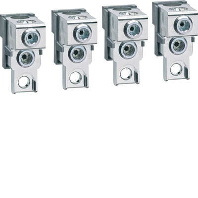 Anschlussklemmen P250 Anbau Cu/Al 4P 2x 35-120mm² | Hager