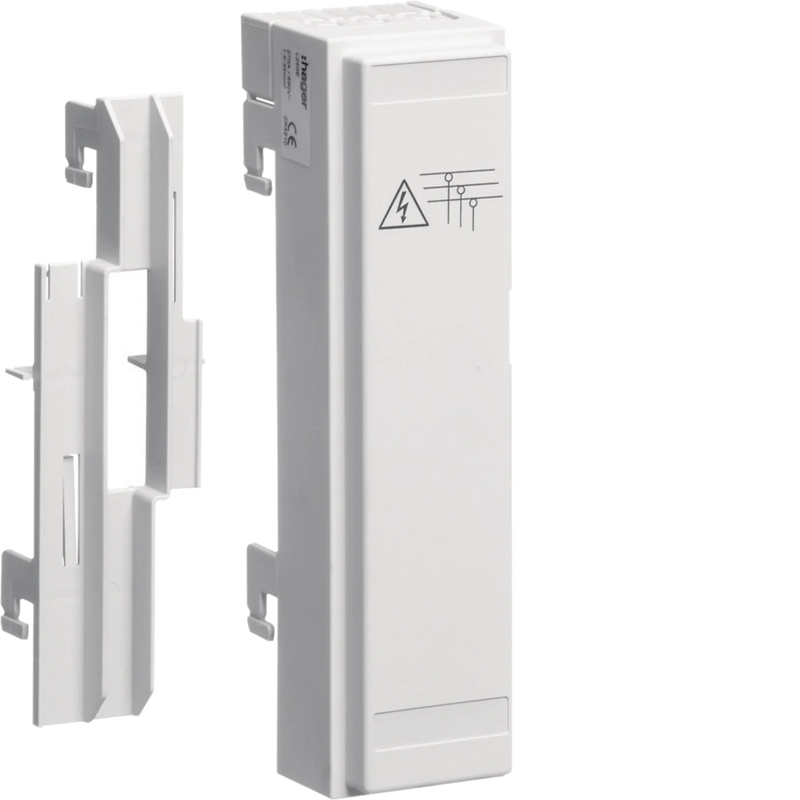 Anschlussmodul 54mm leer für Sammelschiene 60mm ohne Anschlussklemmen | Hager