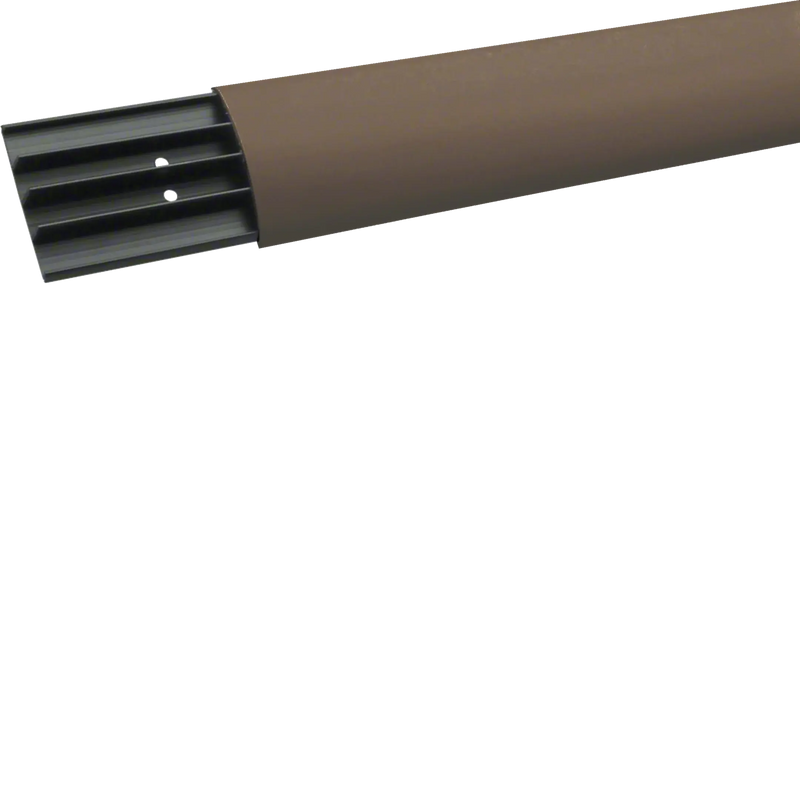 Aufbodenkanal mit 4 Kammern aus PVC SL 18x75mm braun | Hager
