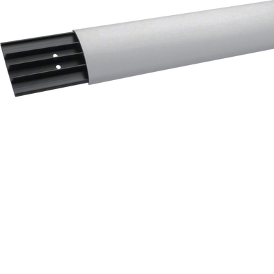 Aufbodenkanal mit 4 Kammern aus PVC SL 18x75mm lichtgrau | Hager