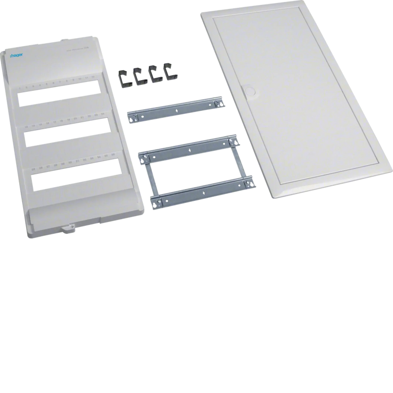 Ausbaupaket, Volta, 3x12PLE, UPV/HWV, für Reihenklemmen | Hager