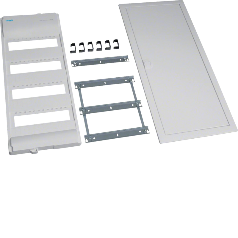 Ausbaupaket, Volta, 4x12PLE, UPV/HWV, für Reihenklemmen | Hager