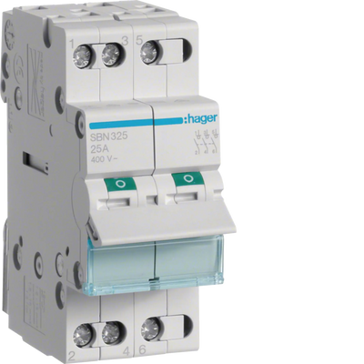 Ausschalter 25A 3 Schließer 400V AC 2PLE | Hager
