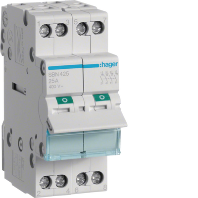 Ausschalter 25A 4 Schließer 400V AC 2PLE | Hager