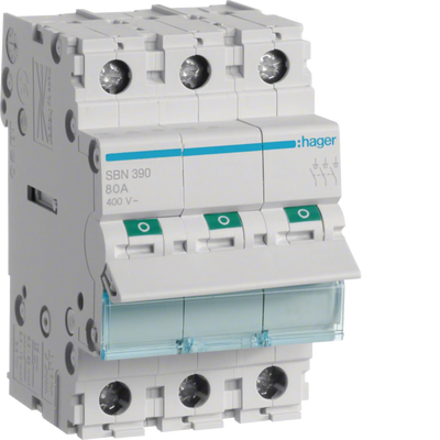 Ausschalter 3 polig 100A | Hager