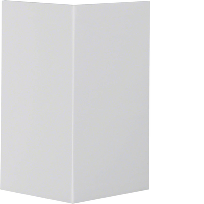 Außeneck Oberteil zu BR Breite 120mm aus PVC in lichtgrau | Hager