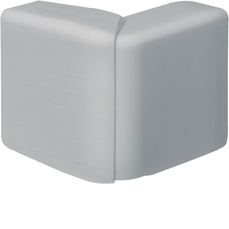 Außeneck einstellbar schnittkaschierend halogenfrei SL 20x55mm Dekor Aluminium | Hager