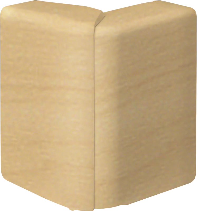 Außeneck einstellbar schnittkaschierend halogenfrei zu SL 20x80mm Dekor Ahorn | Hager