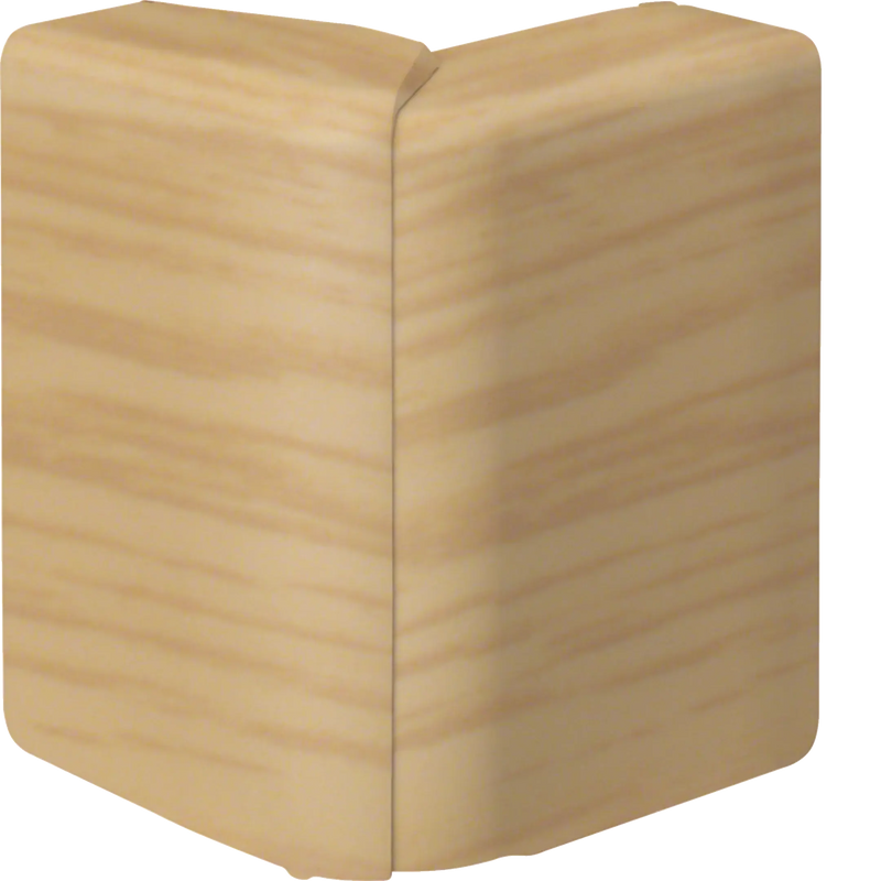 Außeneck einstellbar schnittkaschierend halogenfrei zu SL 20x80mm Dekor eiche | Hager