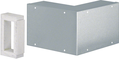 Außeneck zu Brandschutzkanal FWK 30 Rauchdichtheit I90 50x110mm verzinkt | Hager
