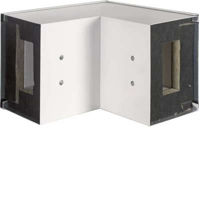 Außeneck zu Brandschutzkanal FWK 90 Funktionserhalt E60/E30 50x110mm vweiß | Hager