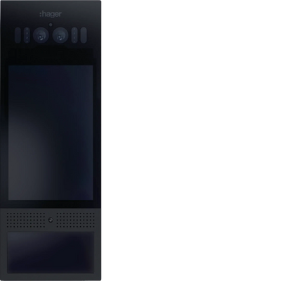 Außenstation video Touchdisplay IP, Gesichtserk. + RFID + PIN, intercom motion | Hager