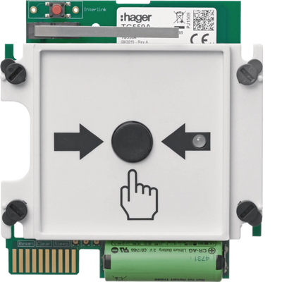 Austauschmodul für Funk-Druckknopfmelder TG558A, Hausalarm | Hager