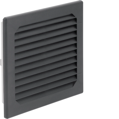 Austrittsfilter IP54 Gitterdeckel aus Kunststoff RAL9005 | Hager