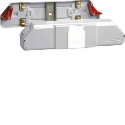 Automateneinbaueinheit 4PLE C-Profil ab 100mm Oberteilbreite lichtgrau | Hager