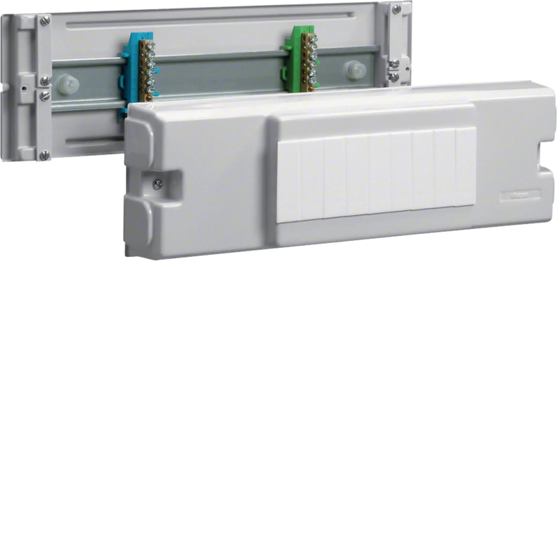 Automateneinbaueinheit 9PLE C-Profil ab 120mm Oberteilbreite lichtgrau | Hager