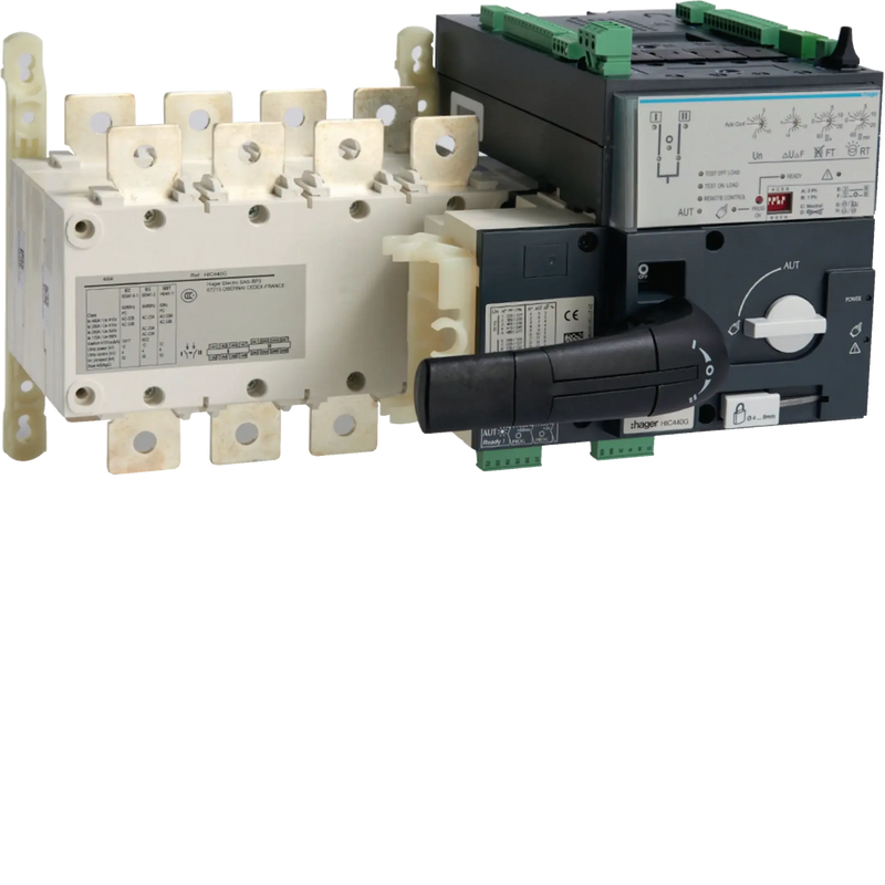 Automatische Umschalter für Netz-Generator 4x400A | Hager