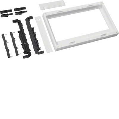Bausatz, univ.N 300x500mm D-Sicherung Sammelschienensystem 60/3polig waagerecht | Hager