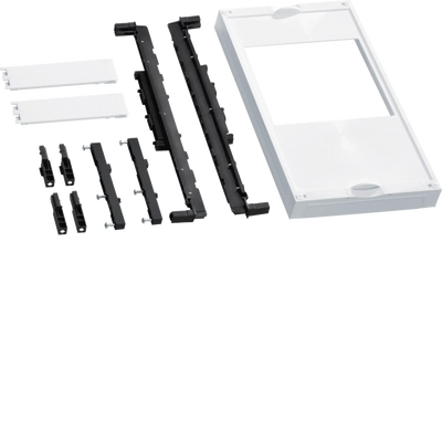 Bausatz, univ.N, 450x250mm, f. 2 Trenner NH00 auf Sammelschienensystem 60/3polig | Hager