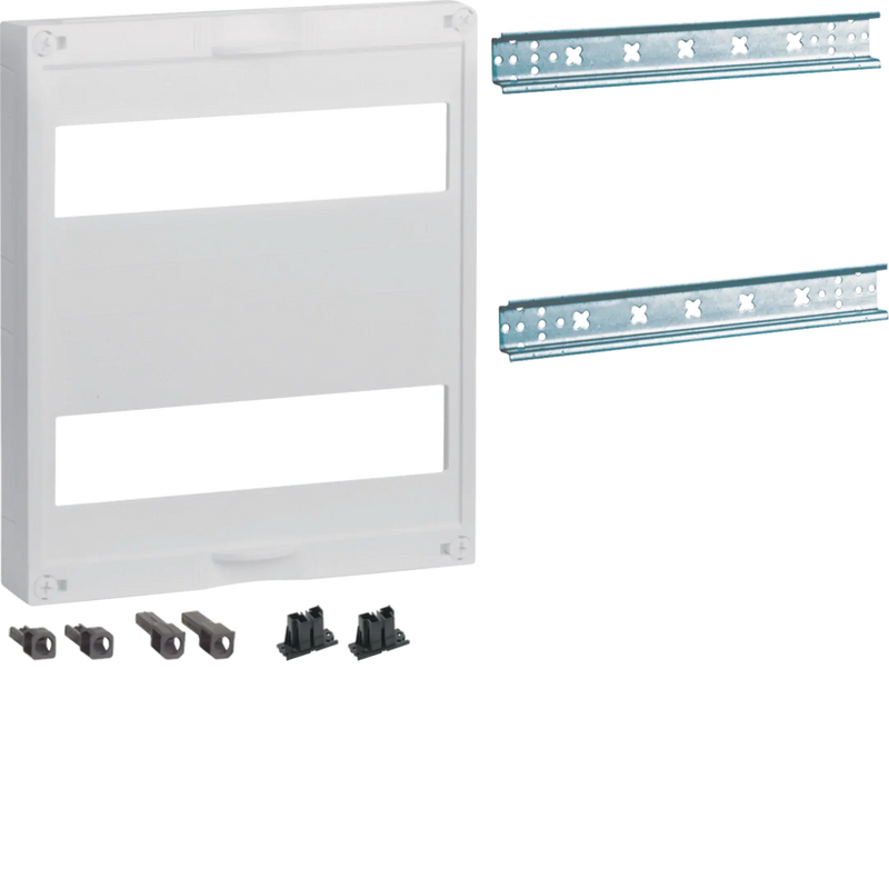 Bausatz, universN, 300x250mm, für Reiheneinbaugeräte waagerecht, 2x12 PLE | Hager