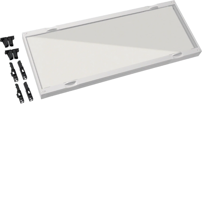 Bausatz, universN, 300x750mm, Berührungsschutzabdeckung klarsicht | Hager