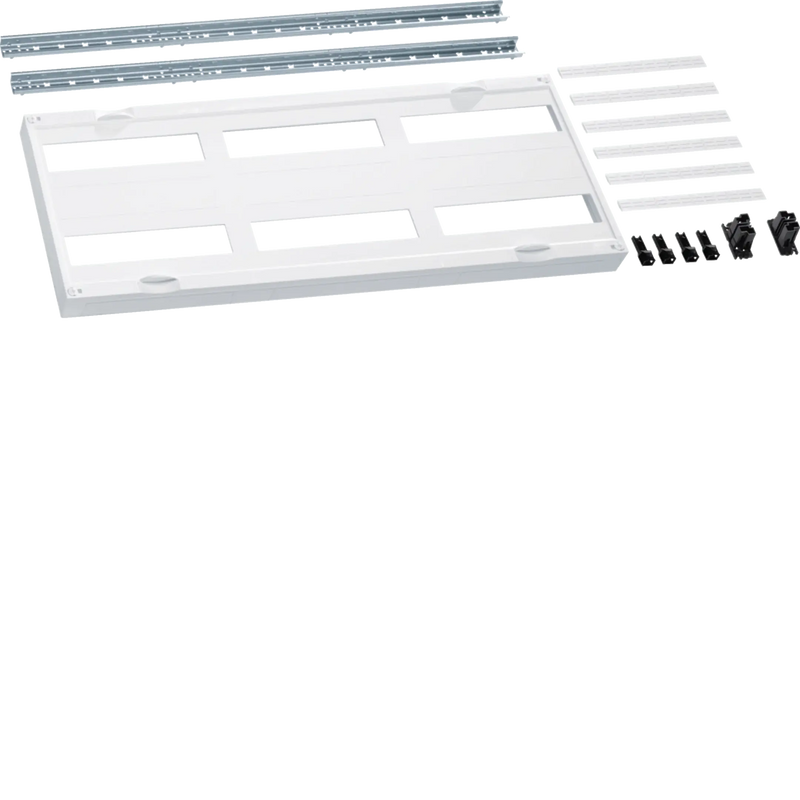 Bausatz, universN, 300x750mm, für Reiheneinbaugeräte waagerecht, 6x12 PLE | Hager