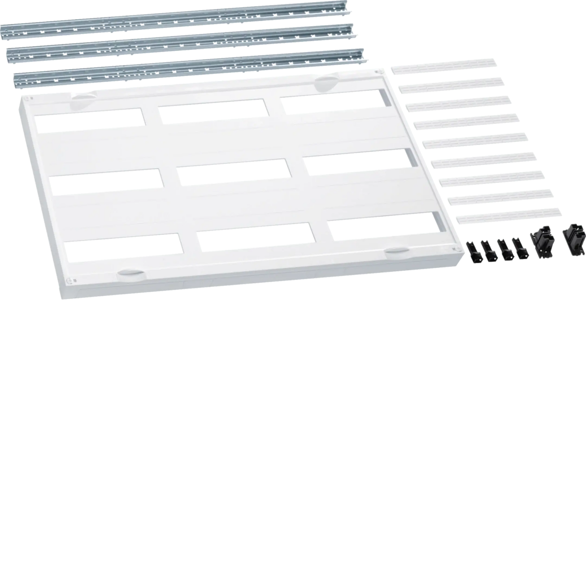 Bausatz, universN, 450x750mm, für Reiheneinbaugeräte waagerecht, 9x12 PLE | Hager