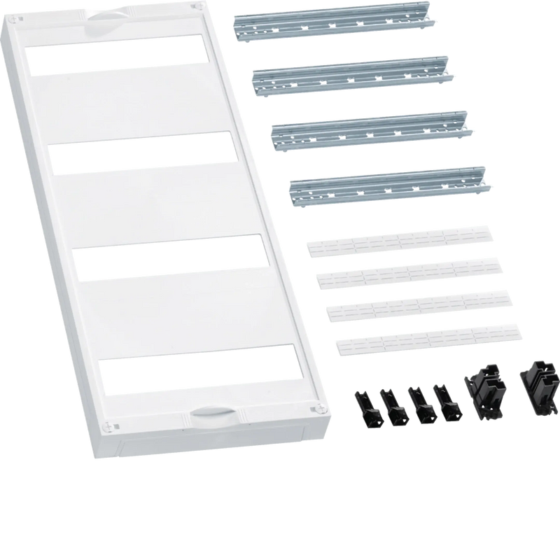 Bausatz, universN, 600x250mm, für Reiheneinbaugeräte waagerecht, 4x12 PLE | Hager