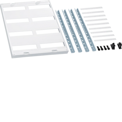 Bausatz, universN, 600x500mm, für Reiheneinbaugeräte waagerecht, 8x12 PLE | Hager