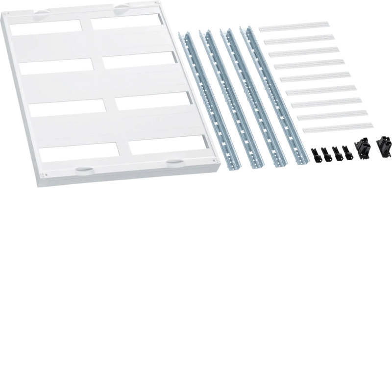 Bausatz, universN, 600x500mm, für Reiheneinbaugeräte waagerecht, 8x12 PLE | Hager