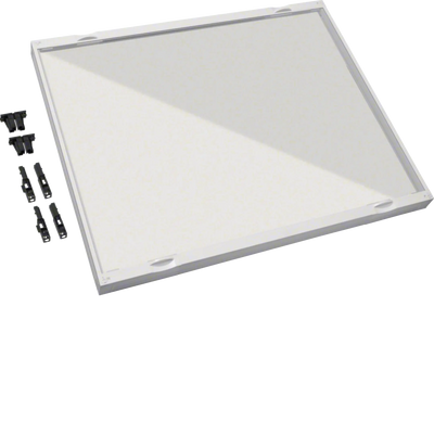Bausatz, universN, 600x750mm, Berührungsschutzabdeckung klarsicht | Hager