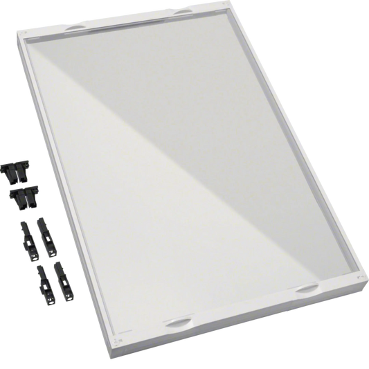Bausatz, universN, 750x500mm, Berührungsschutzabdeckung klarsicht | Hager
