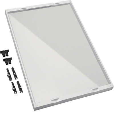 Bausatz, universN, 750x500mm, Berührungsschutzabdeckung klarsicht | Hager