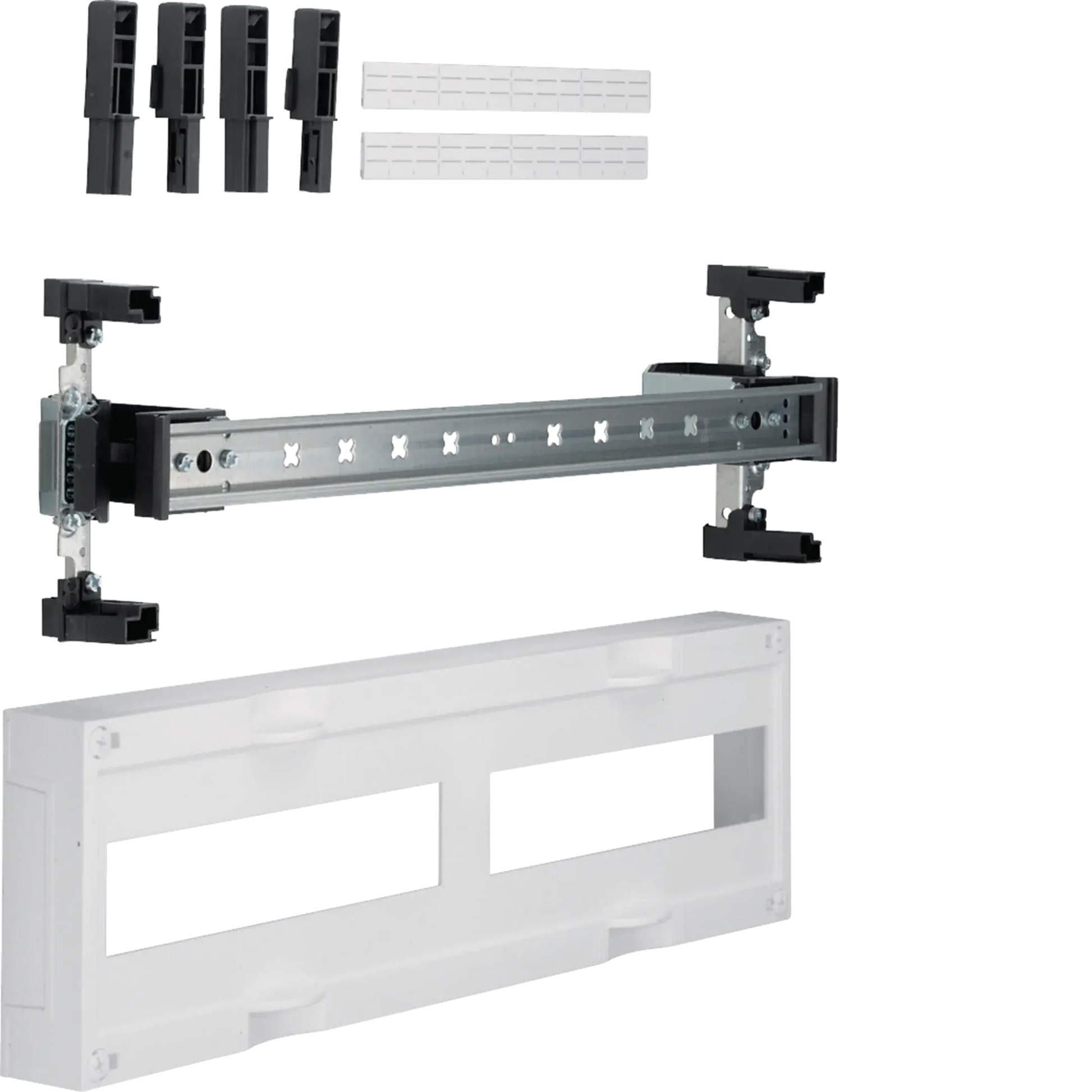 Baustein, universN, 150x500mm, für Reiheneinbaugeräte waagerecht, 2x12 PLE | Hager