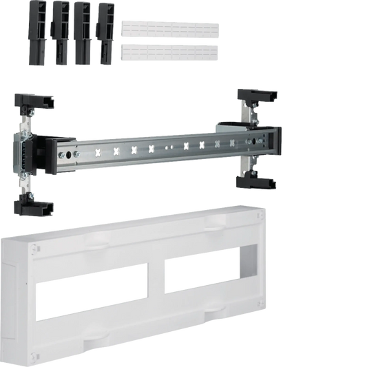 Baustein, universN, 150x500mm, für Reiheneinbaugeräte waagerecht, 2x12 PLE | Hager