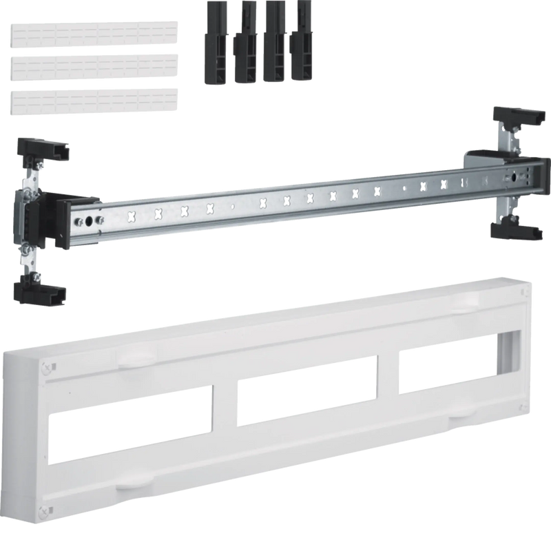 Baustein, universN, 150x750mm, für Reiheneinbaugeräte waagerecht, 3x12 PLE | Hager