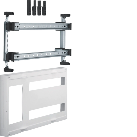 Baustein, universN, 300x500mm, für 1 Trenner NH00 und 2x17 PLE auf Hutschienen | Hager