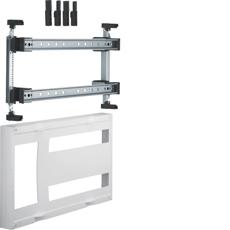 Baustein, universN, 300x500mm, für 1 Trenner NH00 und 2x17 PLE auf Hutschienen | Hager