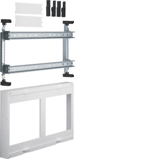 Baustein, universN, 300x500mm, für 4 Trenner NH00 (8 NH000) auf Hutschienen | Hager