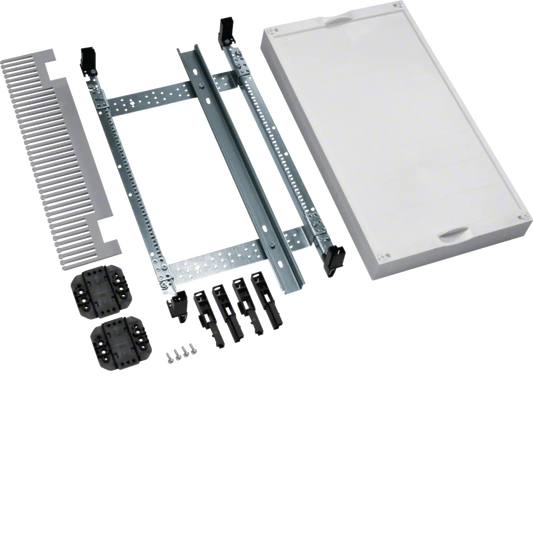 Baustein, universN, 450x250mm, für Reihenklemmen senkrecht | Hager