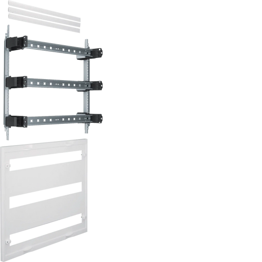 Baustein, universN, 450x500mm, für Reiheneinbaugeräte waagerecht, 3x24 PLE | Hager