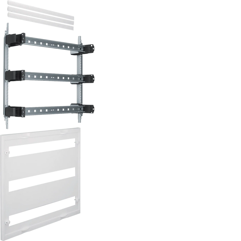 Baustein, universN, 450x500mm, für Reiheneinbaugeräte waagerecht, 3x24 PLE | Hager