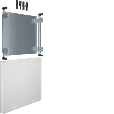 Baustein, universN, 450x500mm, mit Montageplatte verstellbar | Hager