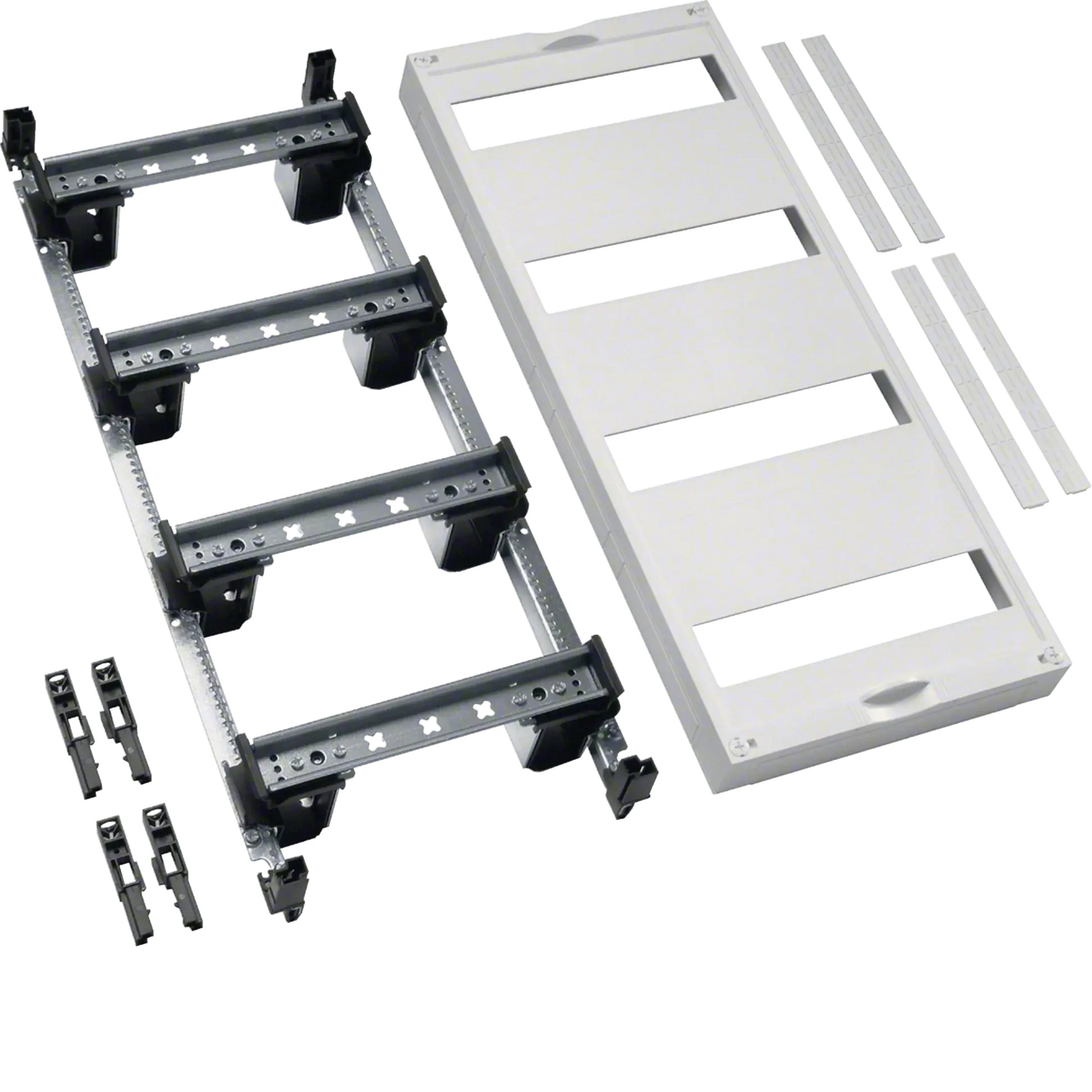 Baustein, universN, 600x250mm, für Reiheneinbaugeräte waagerecht, 4x12 PLE | Hager