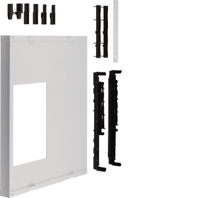 Baustein, universN, 600x500mm, für 9 NH00-Leisten auf Sammelschienensystem 60mm | Hager