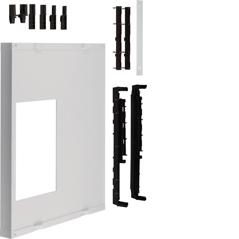 Baustein, universN, 600x500mm, für 9 NH00-Leisten auf Sammelschienensystem 60mm | Hager
