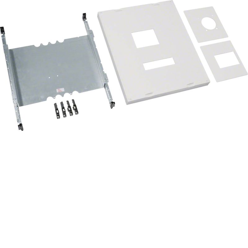 Baustein, universN, 600x500mm, für Leistungsschalter h400/630A + FI | Hager